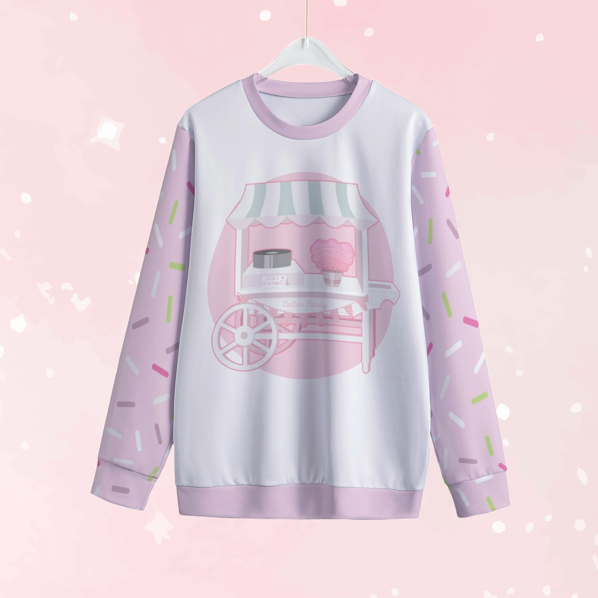 Pastel Cotton Candy Unisex Sweater