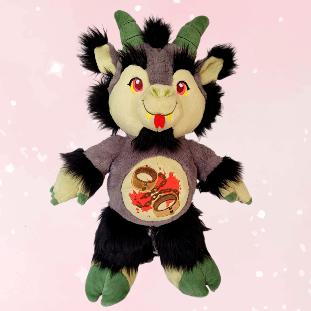 Rancid Heart Beelzebear Plushie - Puppy's Aesthetics