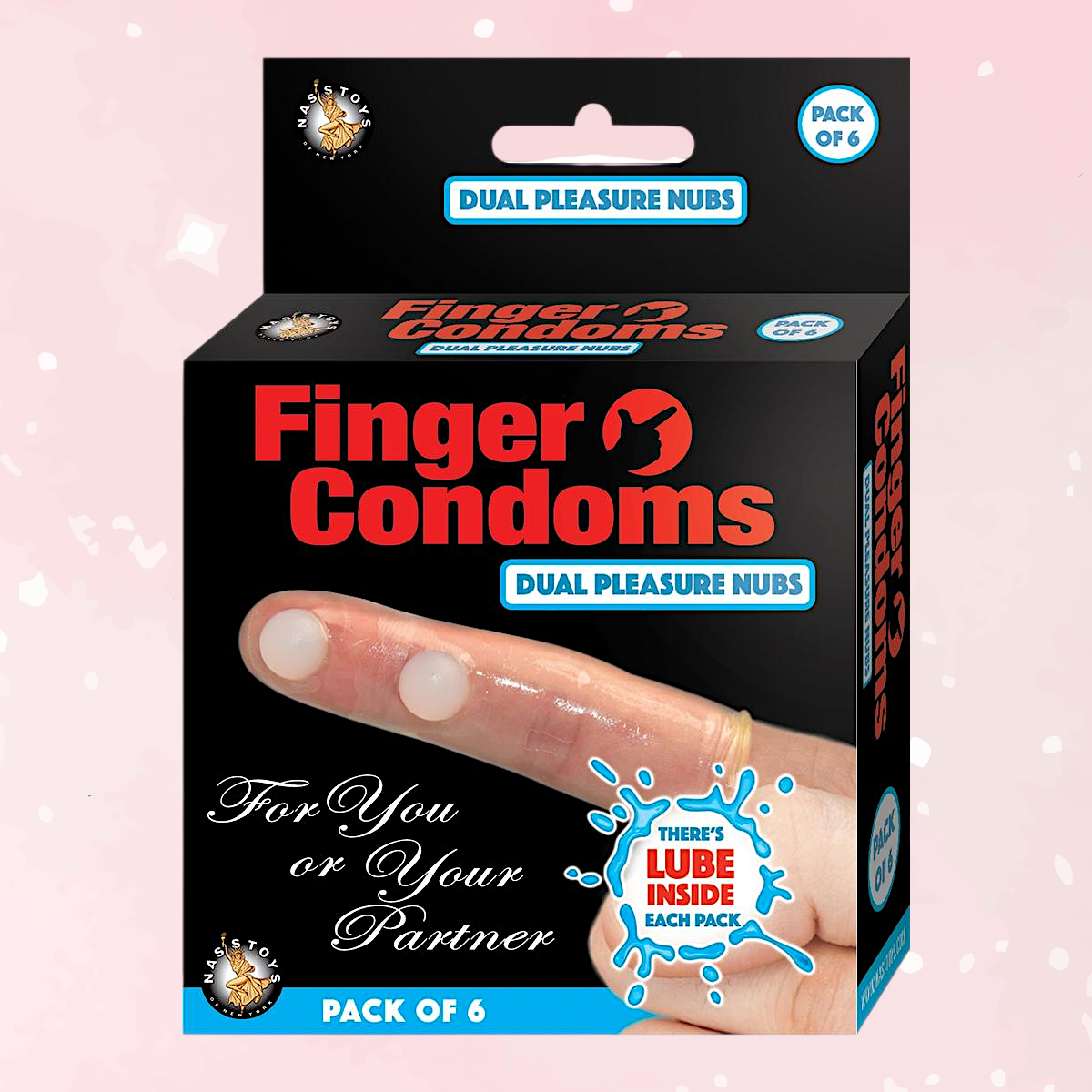 Finger Condoms Dual Pleasure Nubs