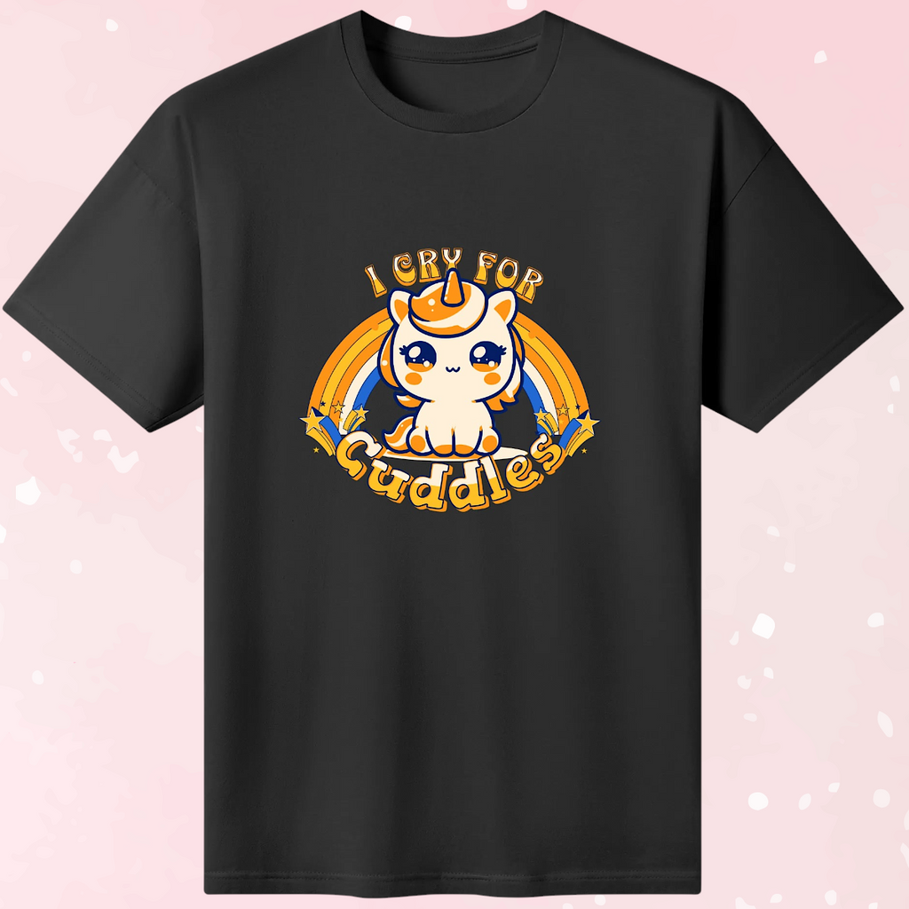 I Cry For Cuddles Cotton Tee (Colors)