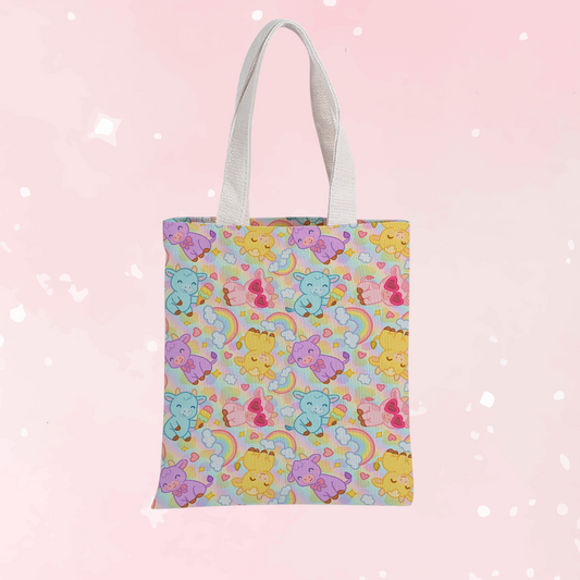 Rainbow Moobaby Canvas Bag
