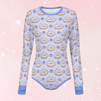 Blueberry Baby Long Sleeve CuddleSuit