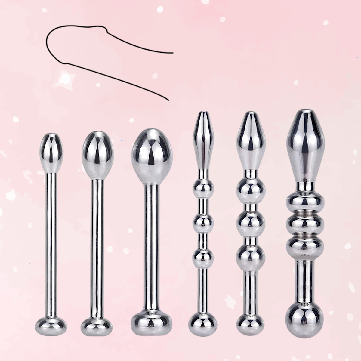 Stainless Steel Metal Dilator Urethral Sound