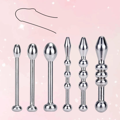 Stainless Steel Metal Dilator Urethral Sound - Puppy's Aesthetics