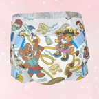 Crinklz Buccaneer Print Adult Diapers