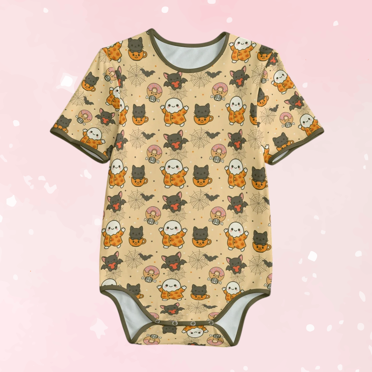 Pumpkin Patch Pals Short Sleeve CuddleSuit