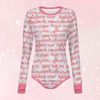 Bunny Dreams Long Sleeve CuddleSuit