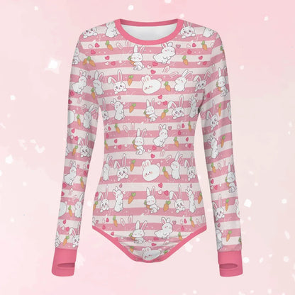 Bunny Dreams Long Sleeve CuddleSuit - Puppy's Aesthetics