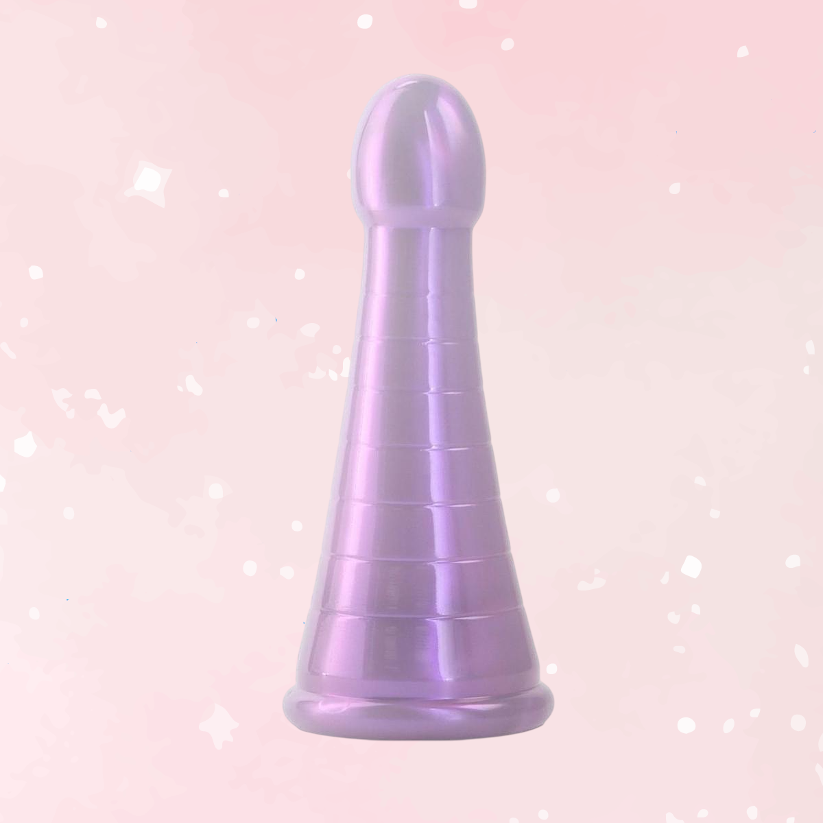 Fantasia Phoenix Ribbed Purple Dildo