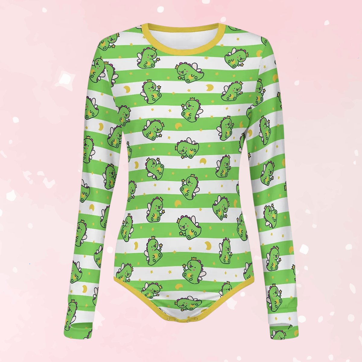Fairy Dinos Long Sleeve CuddleSuit