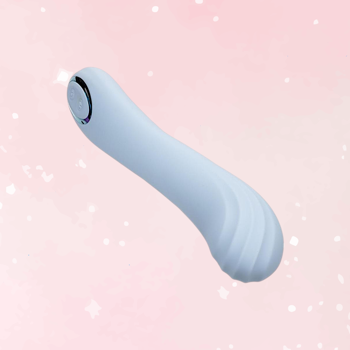 Azure Contoured Silicone Vibrator