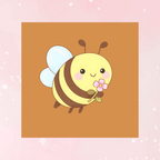 Cute Bee Blossom Post-it® Note Pad