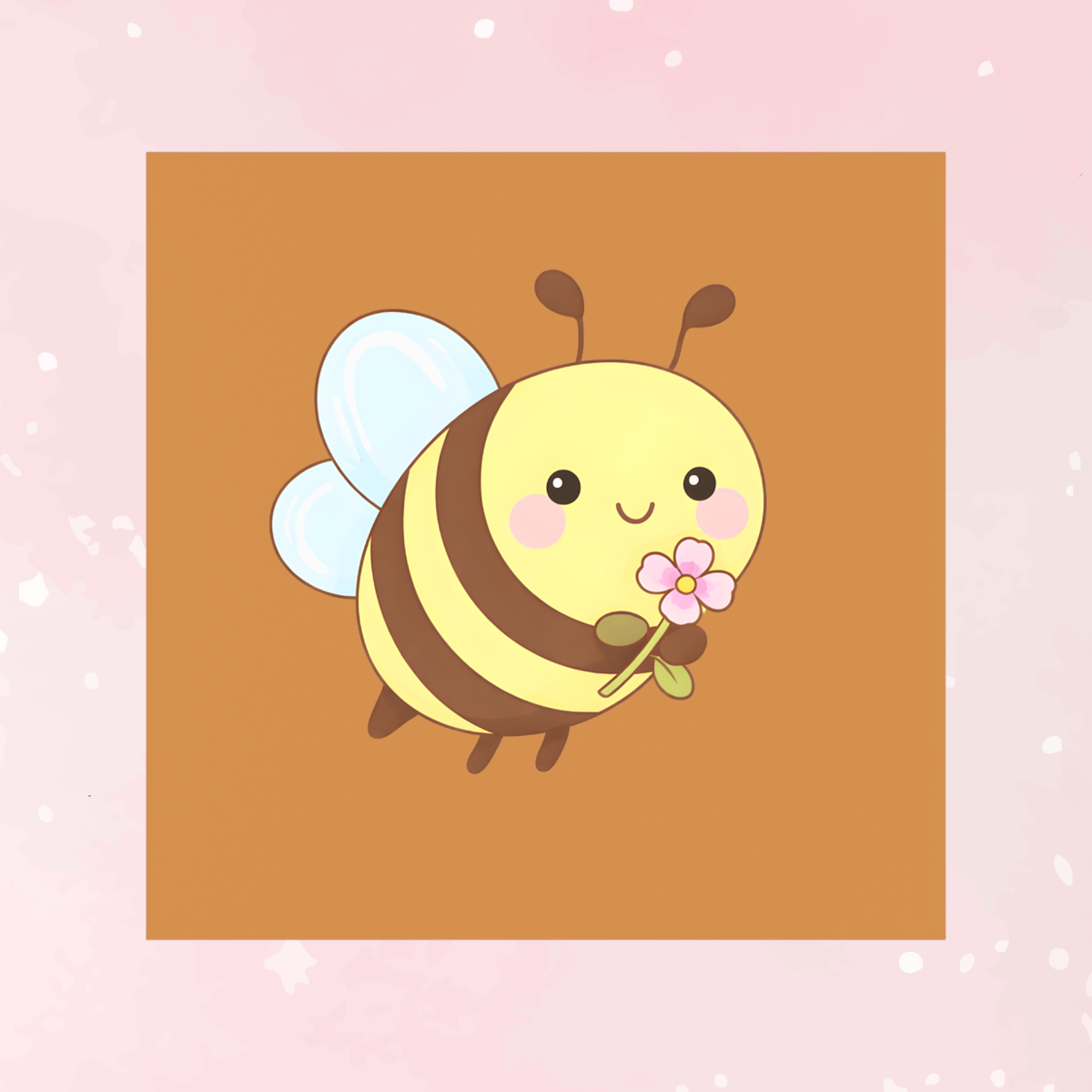 Cute Bee Blossom Post-it® Note Pad