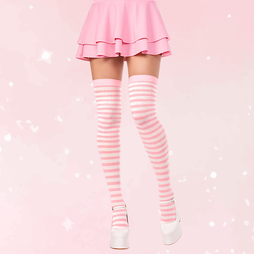 Cari Striped Stockings (Colors)