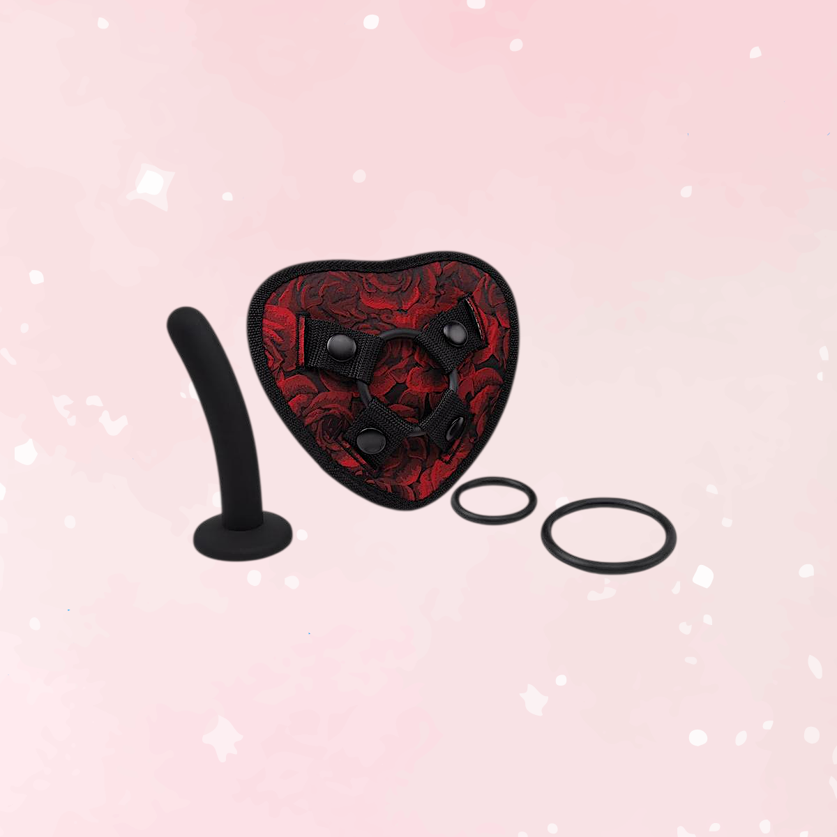 Rosegasm Strap-On Harness W/ Dildo