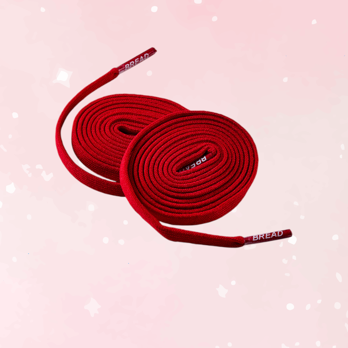 Cherry Bold Red Elastic Shoelaces - Puppy's Aesthetics
