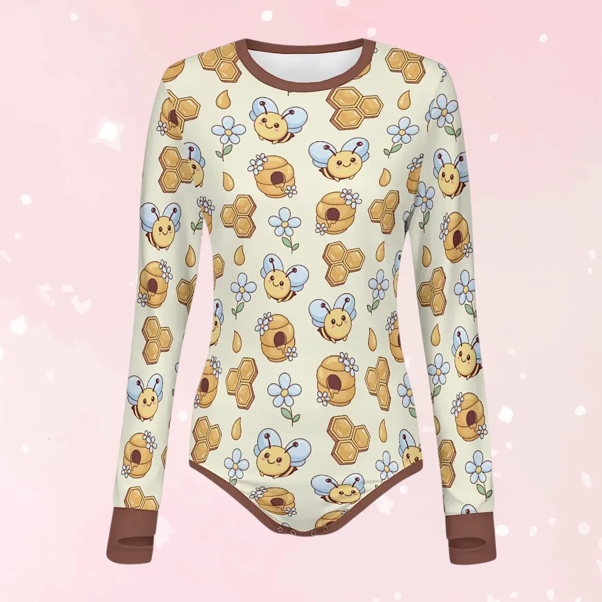 Sweet Honeybee Long Sleeve CuddleSuit - Puppy's Aesthetics