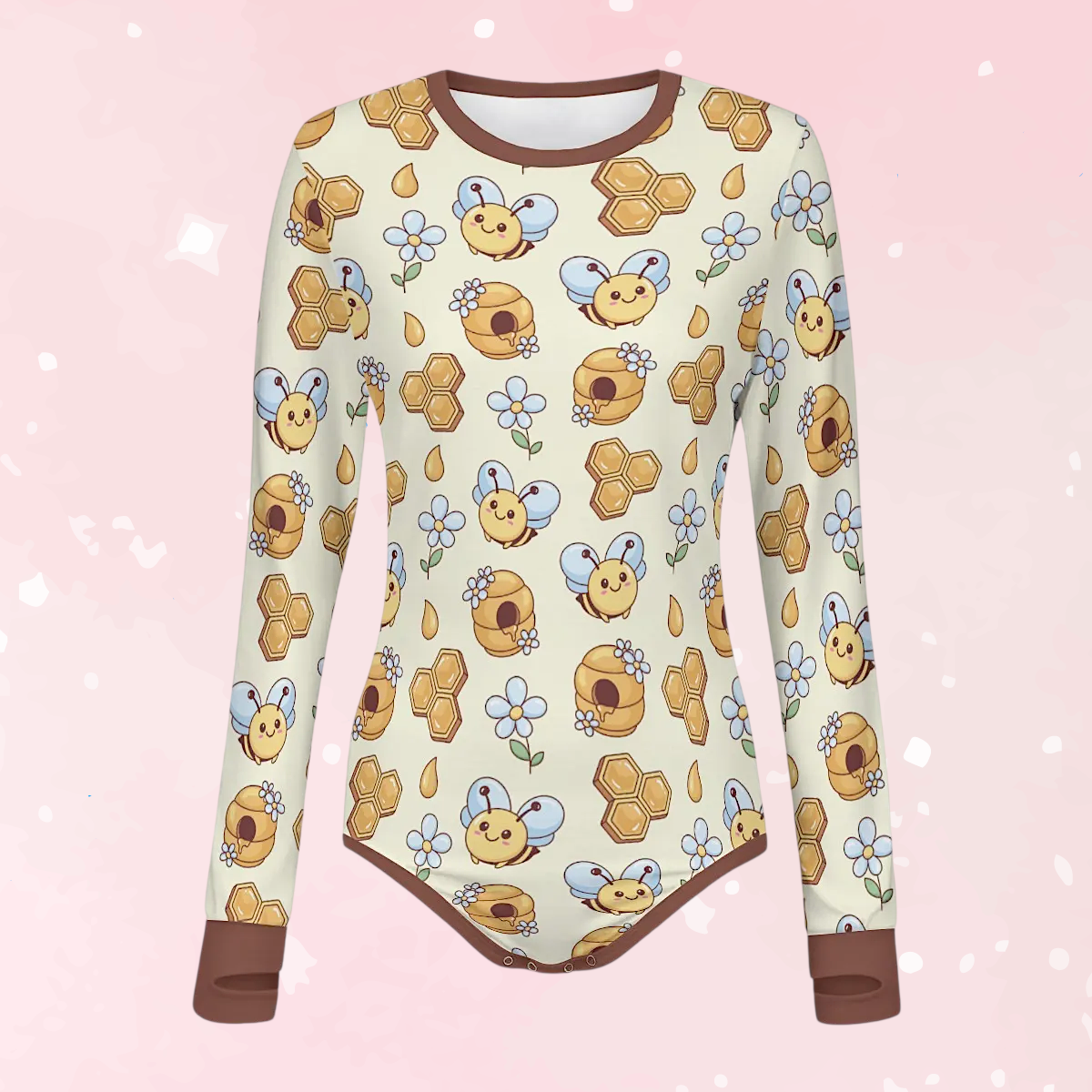 Sweet Honeybee Long Sleeve CuddleSuit