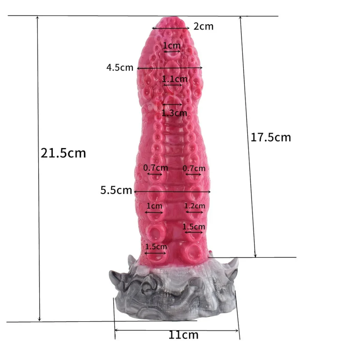 Huge Monster Tentacle Dildo Suction Cup (Colors)