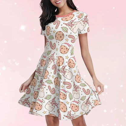 Cookie Milk Holiday Play Dress - Puppy's Aesthetics