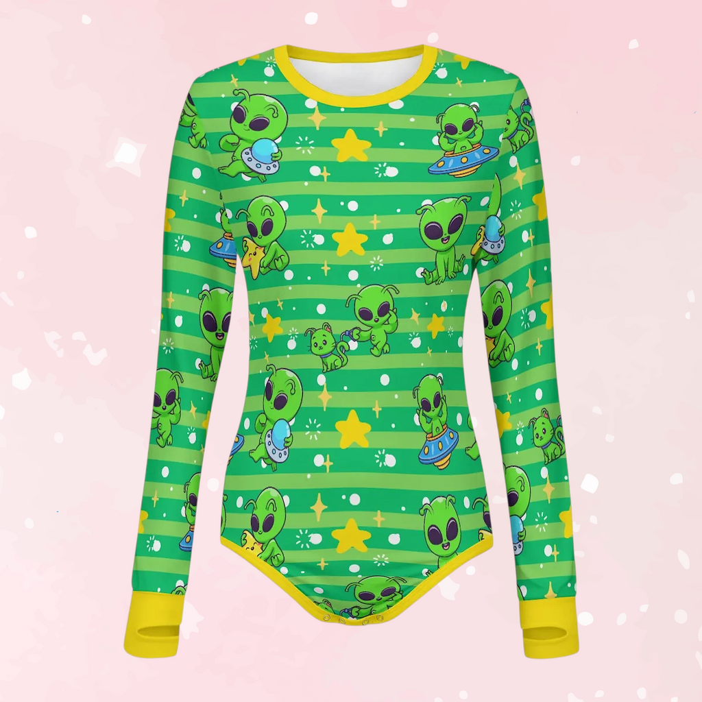 Cosmic Cutie Long Sleeve CuddleSuit
