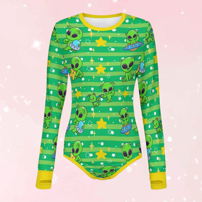 Cosmic Cutie Long Sleeve CuddleSuit - Puppy's Aesthetics