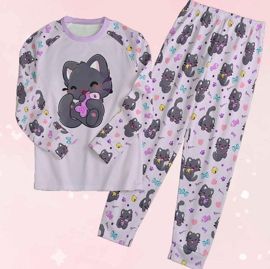 Purrfectly Playful Unisex Pajama Set