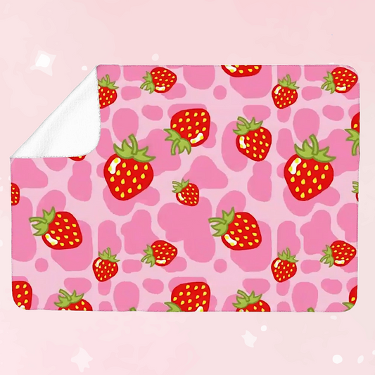 Strawberry Cow ABDL Changing Pad