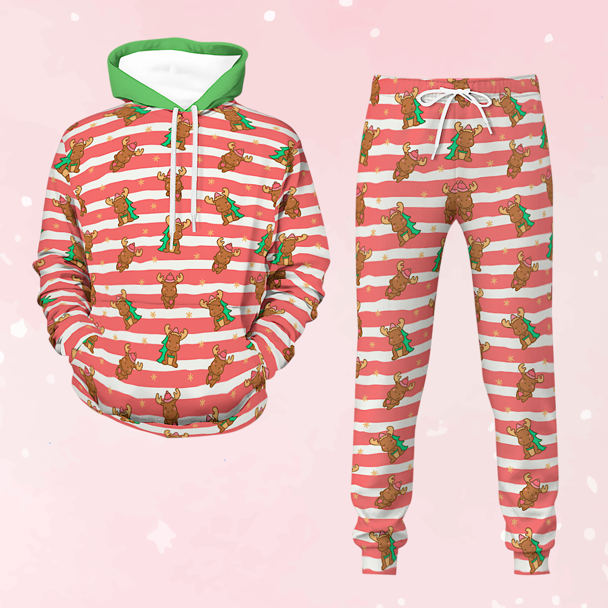 Merry Moose Hoodie Play Set