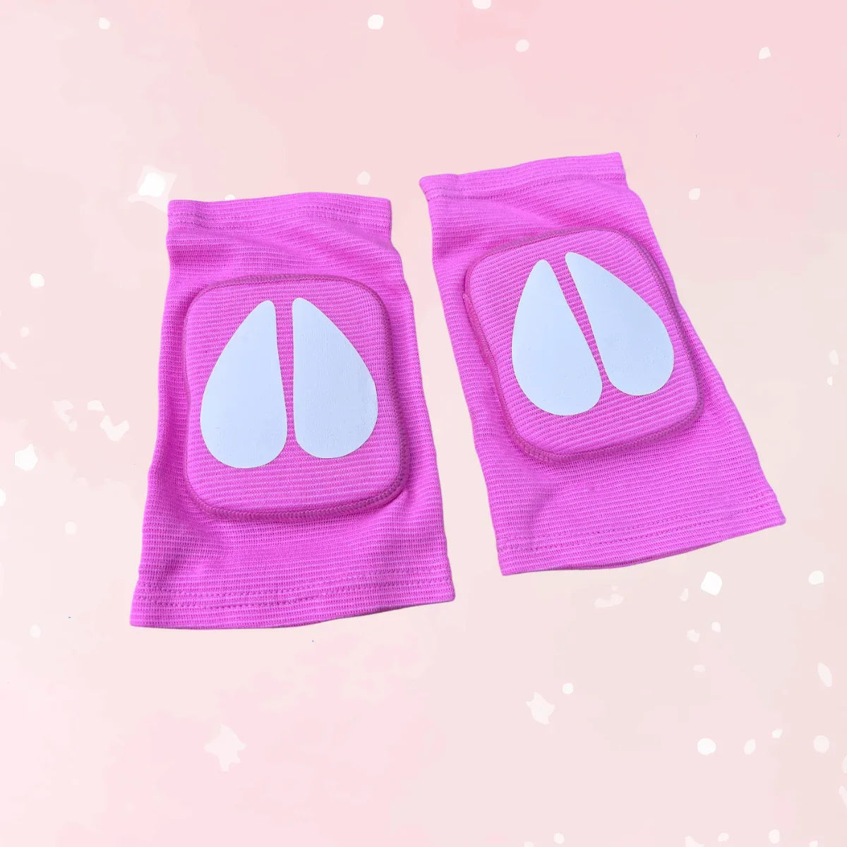 Pink Cow Knee Pads - Puppy's Aesthetics