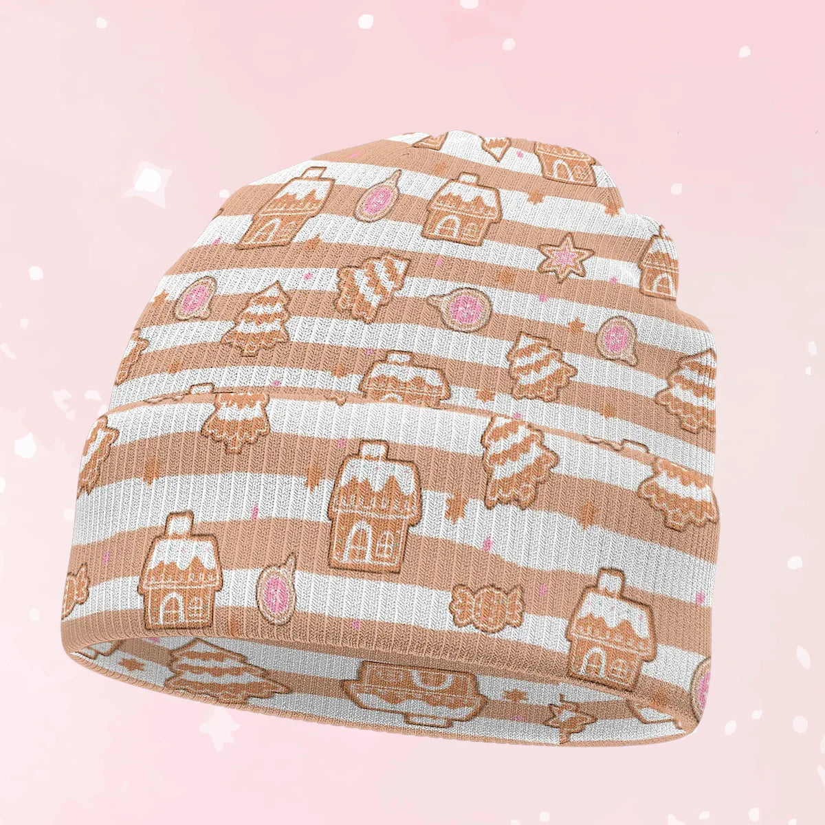 Gingerbread Cutie Cozy Beanie - Puppy's Aesthetics