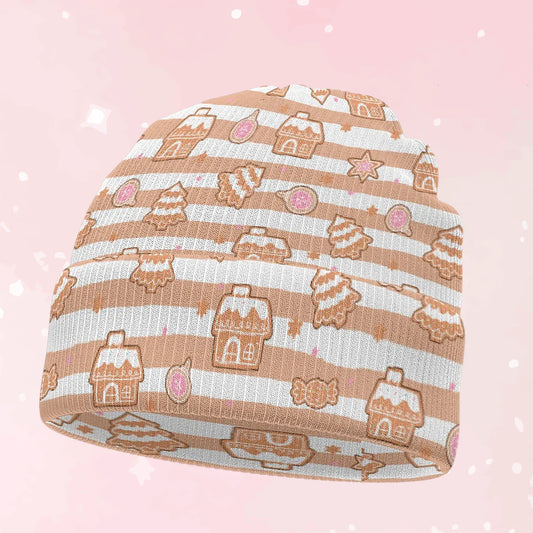 Gingerbread Cutie Cozy Beanie - Puppy's Aesthetics