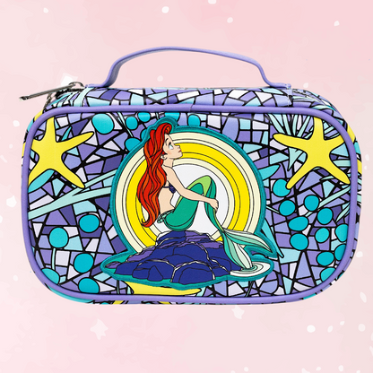 Ariel Vegan Leather Travel Cosmetic Bag