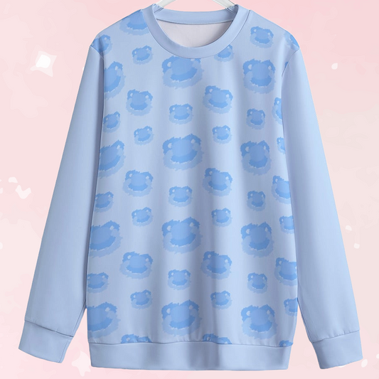 Paci Doodles Blue Unisex Sweater