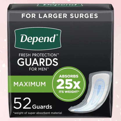 Depend Incontinence Guards for Men - Puppy's Aesthetics
