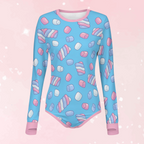 Candy Marshmallows Long Sleeve CuddleSuit