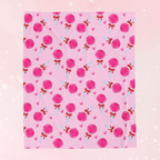 Pink Lollipop Velveteen Plush Blanket