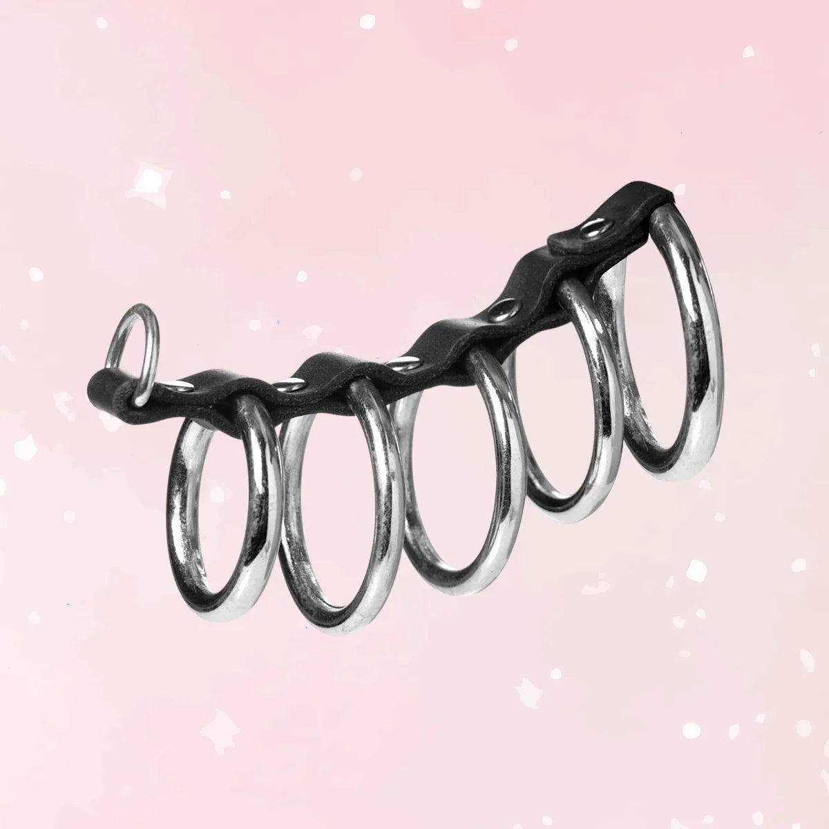 5 Ring Chastity Device - Puppy's Aesthetics