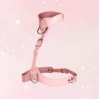 Vixen Female Chest Harness - Pink - Puppy's Aesthetics