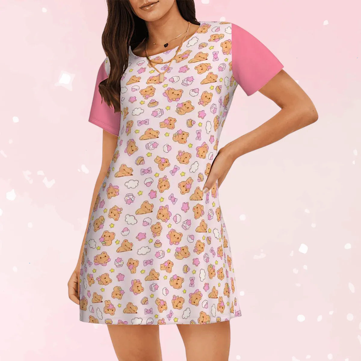Bearly Adorable Soft Nightgown - Puppy's Aesthetics