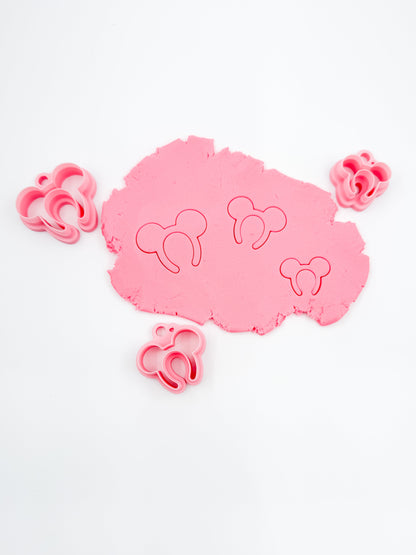 Mouse Ear Headband Clay Cutter Set – Set of 3 Sizes
