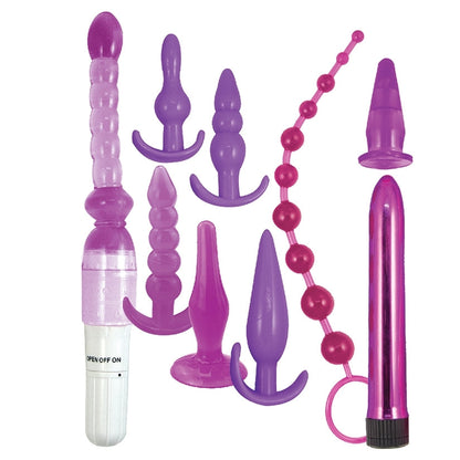 Purple Elite Collection Supreme Anal Play Kit-Purple