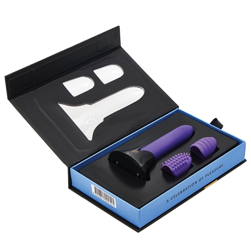 Sensuelle Point Plus 20 Function Bullet & Sleeves-Purple