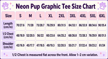 Neon Pup Graphic Play Tee (Colors)