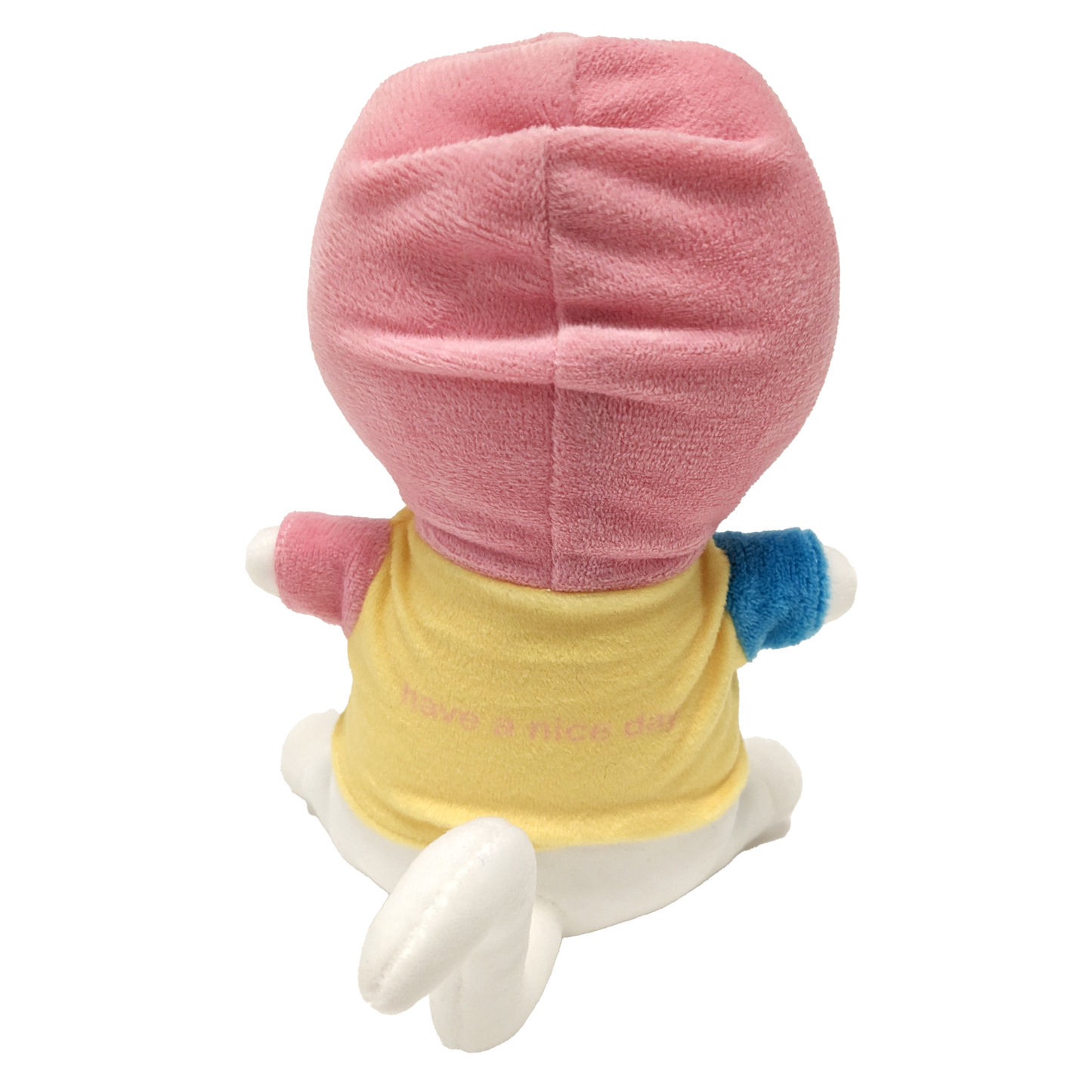Noodlecat Plushie with Removable Pastel Clown Hoodie
