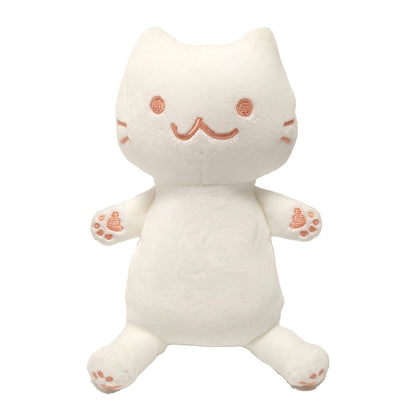 Noodlecat Plushie with Removable Pastel Clown Hoodie