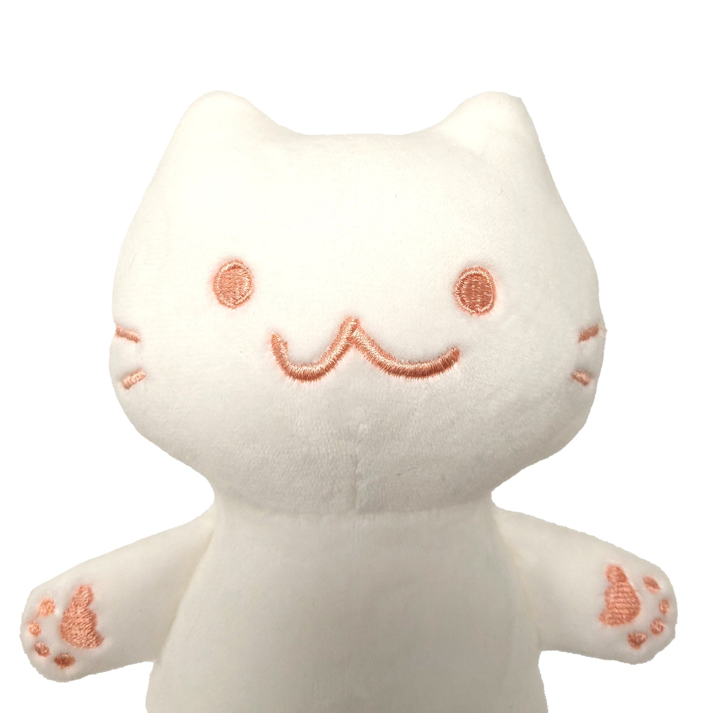 Noodlecat Plushie with Removable Pastel Clown Hoodie