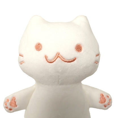 Noodlecat Plushie with Removable Pastel Clown Hoodie