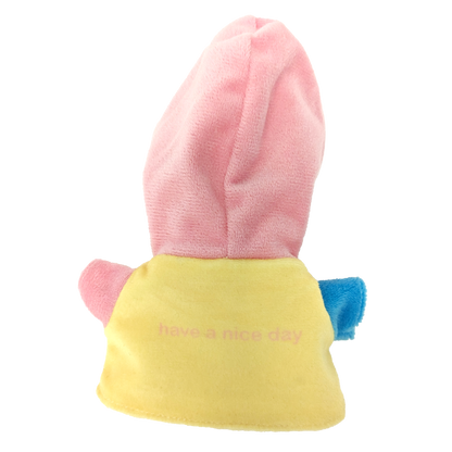 Noodlecat Plushie with Removable Pastel Clown Hoodie