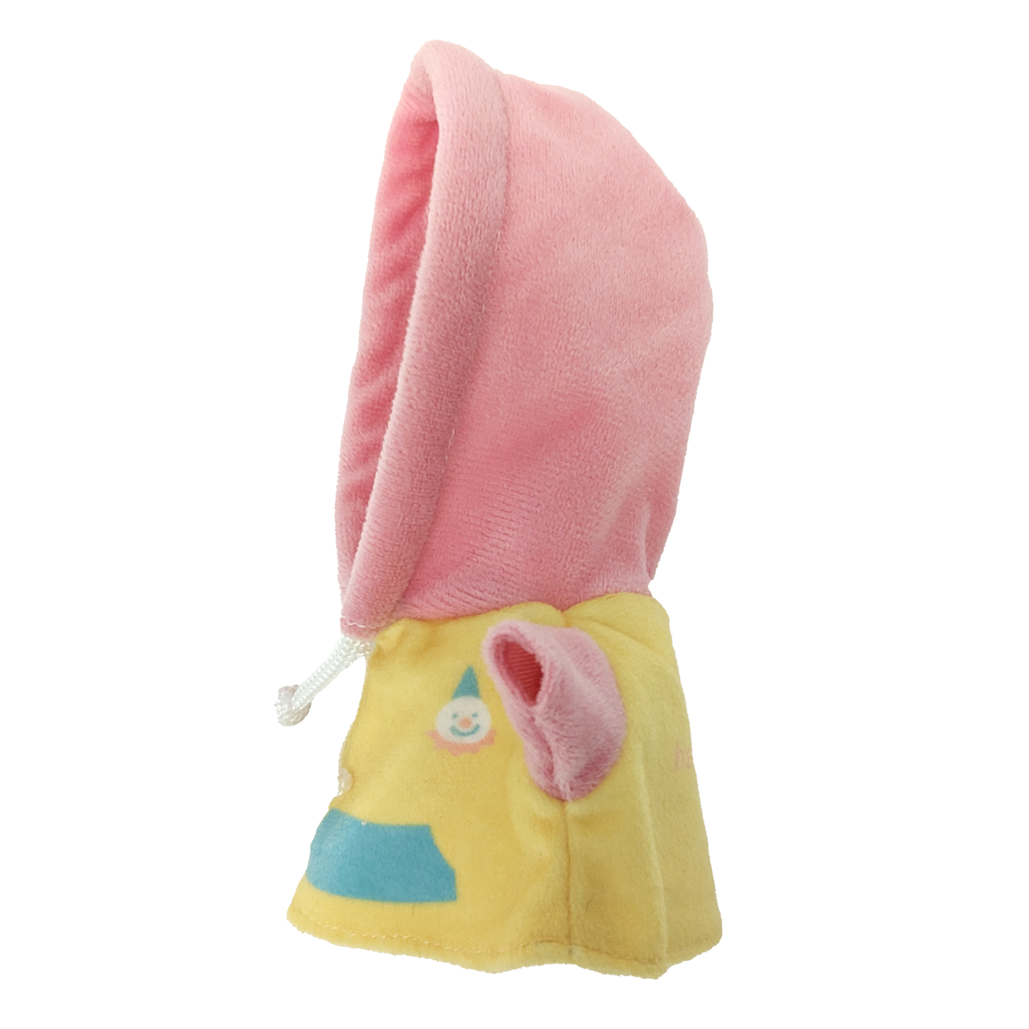 Noodlecat Plushie with Removable Pastel Clown Hoodie
